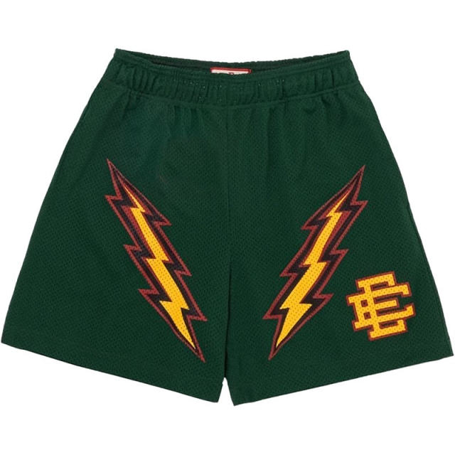[Buy 1 Get 1 FREE] Eric Emanuel EE Lightning Shorts 8 Colors (Small Mesh Hole Version)
