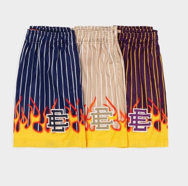 [Buy 3 Get 1 FREE] EE Eric Emanuel Flame Shorts 3 Colors