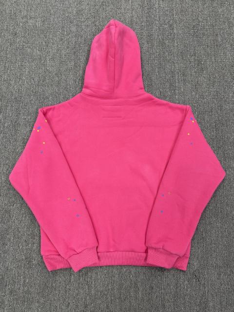 [On Sale] 1:1 Top Quality Hot Pink 555 Spider Web Star Pullover Hoodie