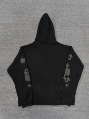 [On Sale] 1:1 Top Quality Black Tonal Bubble Star Foam Print Hoodie