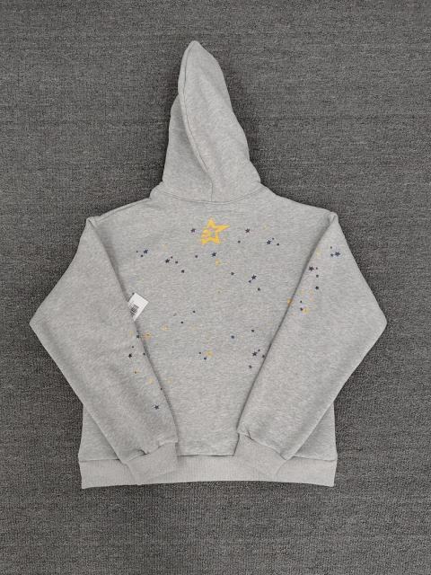 [On Sale] Sp*der Heather Grey Pink Blue Web Star Hoodie