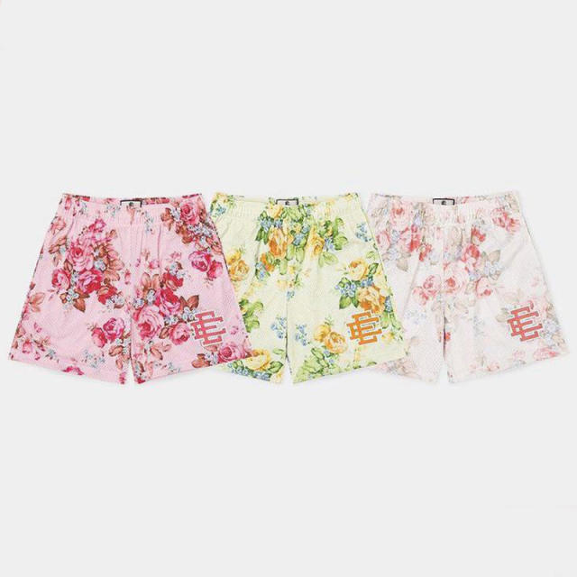 [Buy 3 Get 1 FREE] Eric Emanuel EE Flower Mesh Shorts