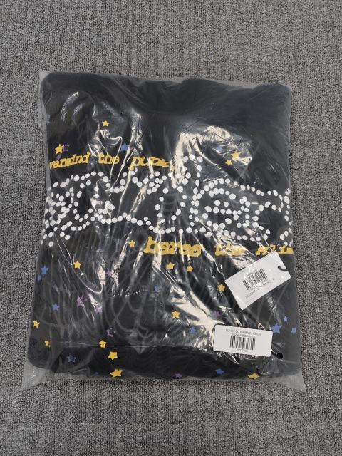 [On Sale] 1:1 Top Quality Black White Star Spider Web Hoodie