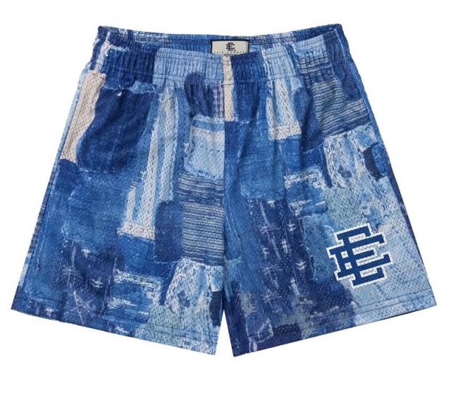 [Buy 3 Get 1 FREE] Eric Emanuel EE Shorts Oil Painting Blue Pink