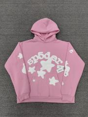 [On Sale] 1:1 Top Quality Pink Tonal Bubble Star Foam Print Hoodie