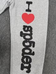 [ON SALE] Heather Grey I Love Sp5der Heart Star Jogger Sweat Pants
