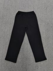 [ON SALE] Black Rhinestone Grey Slogan Star Wide Leg Pants
