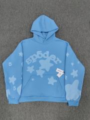 [On Sale] 1:1 Top Quality Light Blue Tonal Bubble Star Hoodie