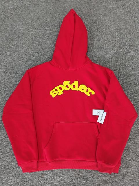 [On Sale] 1:1 Top Quality Red Yellow Foam Arch Plain Pullover Hoodie
