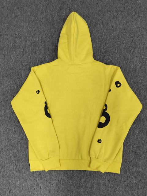 [On Sale] 1:1 Top Quality Yellow Black Big Star Arch Pullover Hoodie