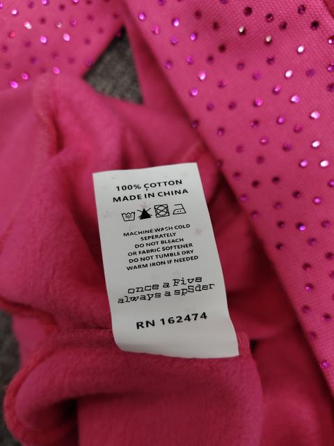 [On Sale] Sp*der Pink All Over VVS Rhinestone Pullover Hoodie