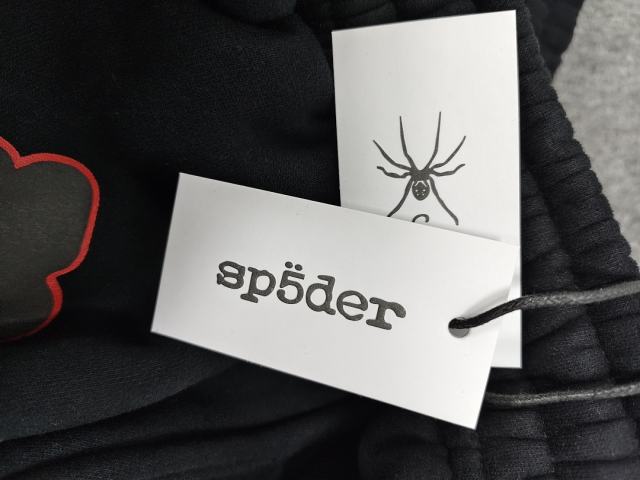 Black Red Outline Bubble Star Sweat Shorts