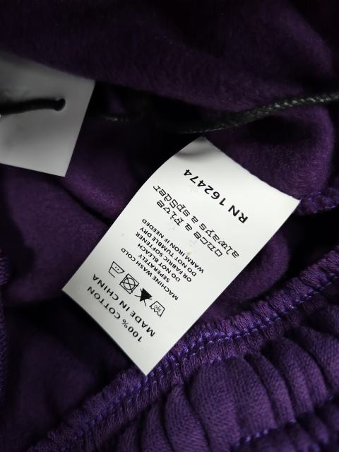 [ON SALE] Purple Yellow Reversed Arch Star Jogger Sweat Pants