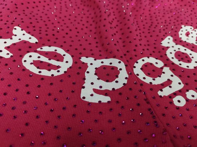 Pink All Over VVS Rhinestone Shorts