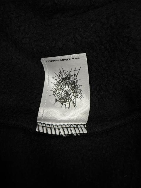 [On Sale] 1:1 Top Quality Black Rhinestone Grey Spider Web Star Pullover Hoodie