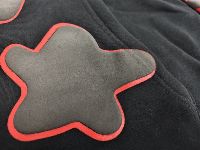 [On Sale] 1:1 Top Quality Black Red Outline Bubble Star Pullover Hoodie