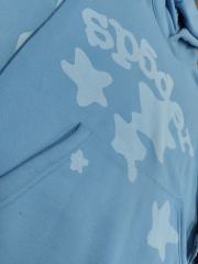 [On Sale] 1:1 Top Quality Light Blue Tonal Bubble Star Hoodie