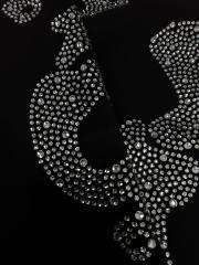 [On Sale] 1:1 Top Quality Black Full Rhinestone Star Arch Pullover Hoodie