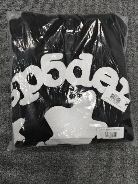 [On Sale] 1:1 Top Quality Black White Bubble Star Foam Print Pullover Hoodie
