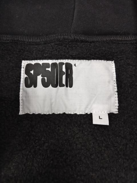 [On Sale] 1:1 Top Quality Black Tonal Grey Spider Web Full Zip Hoodie Jacket