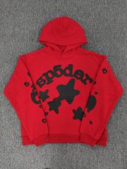 [On Sale] 1:1 Top Quality Red Black Big Star Arch Pullover Hoodie