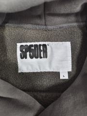 [On Sale] 1:1 Top Quality Dark Grey Red Spider Web White Star Pullover Hoodie