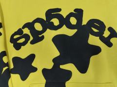[On Sale] 1:1 Top Quality Yellow Black Big Star Arch Pullover Hoodie