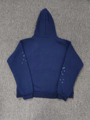 [On Sale] 1:1 Top Quality Navy Blue Pink Foam Green Spider Web Tiny Light Blue Star Pullover Hoodie