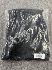 [ON SALE] Black Full Rhinestone Star Reverse Arch Jogger Sweat Pants