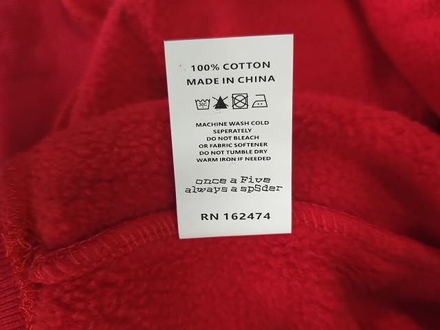 [On Sale] 1:1 Top Quality Red Yellow Foam Arch Plain Pullover Hoodie