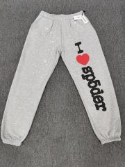 [ON SALE] Heather Grey I Love Sp5der Heart Star Jogger Sweat Pants