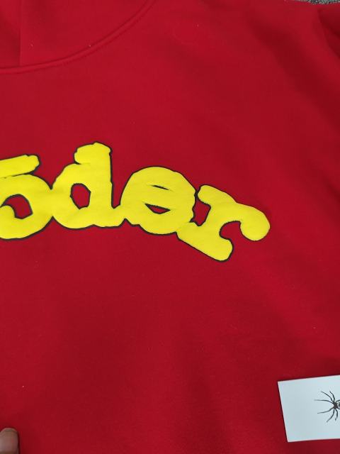 [On Sale] 1:1 Top Quality Red Yellow Foam Arch Plain Pullover Hoodie
