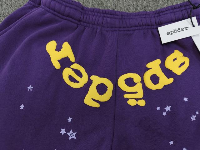 [ON SALE] Purple Yellow Reversed Arch Star Jogger Sweat Pants