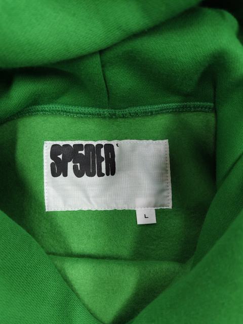 [On Sale] 1:1 Top Quality Kelly Green Yellow Spider Web Star Pullover Hoodie