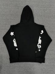 [On Sale] 1:1 Top Quality Black White Bubble Star Foam Print Pullover Hoodie