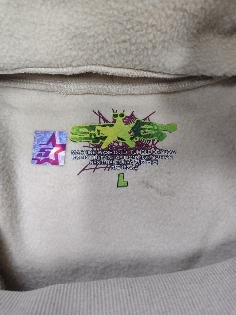 [On Sale] 1:1 Top Quality Khaki White Big Star Arch Pullover Hoodie