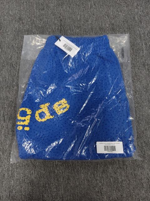 Blue All Over VVS Rhinestone Shorts