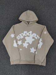 [On Sale] 1:1 Top Quality Khaki White Big Star Arch Pullover Hoodie