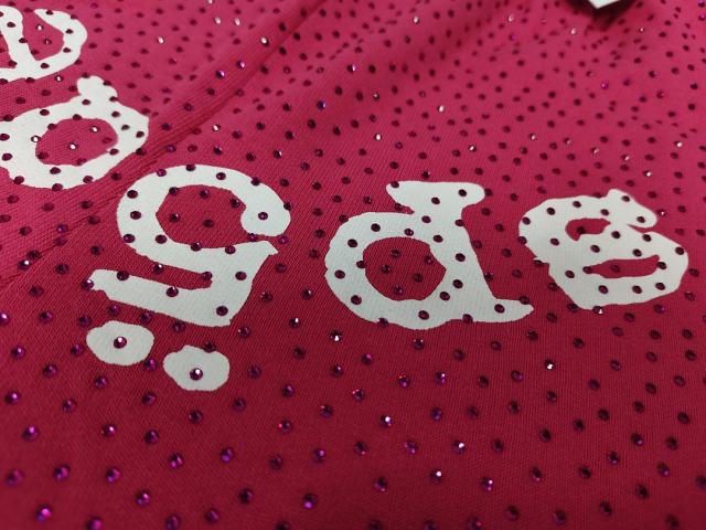 Pink All Over VVS Rhinestone Shorts