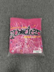[On Sale] 1:1 Top Quality Rhinestone Dual Yellow Slogan Spider Web Multi-Color Star Pullover Hoodie
