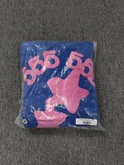 [On Sale] 1:1 Top Quality Royal Blue Pink Foam 555 Star Pullover Hoodie