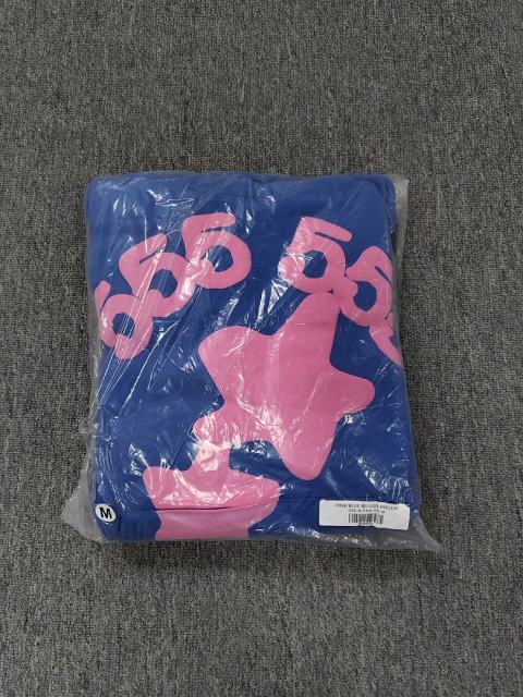 [On Sale] 1:1 Top Quality Royal Blue Pink Foam 555 Star Pullover Hoodie