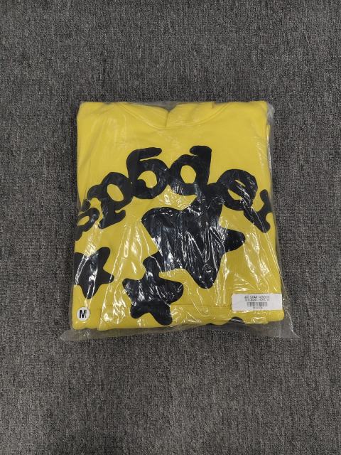 [On Sale] 1:1 Top Quality Yellow Black Big Star Arch Pullover Hoodie