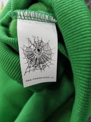 [On Sale] 1:1 Top Quality Kelly Green Yellow Spider Web Star Pullover Hoodie