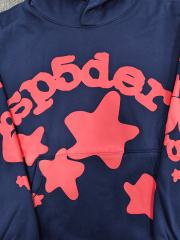 [On Sale] 1:1 Top Quality Navy Red Big Star Arch Pullover Hoodie