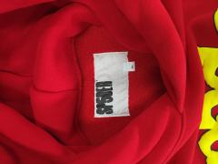 [On Sale] 1:1 Top Quality Red Yellow Foam Arch Plain Pullover Hoodie