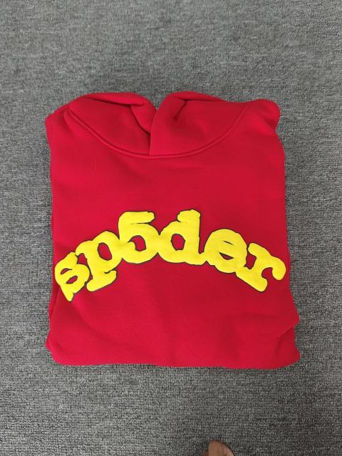 [On Sale] 1:1 Top Quality Red Yellow Foam Arch Plain Pullover Hoodie