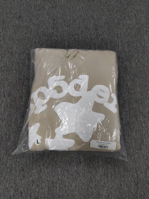 [On Sale] 1:1 Top Quality Khaki White Big Star Arch Pullover Hoodie