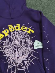 [On Sale] 1:1 Top Quality Purple Yellow Arch Pink Spider Web Star Pullover Hoodie