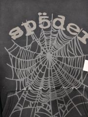 [On Sale] 1:1 Top Quality Black Tonal Grey Spider Web Pullover Hoodie